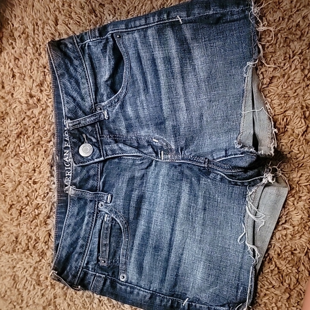 Shortie jean shorts